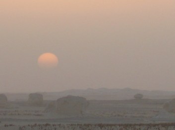 White Dessert Sun